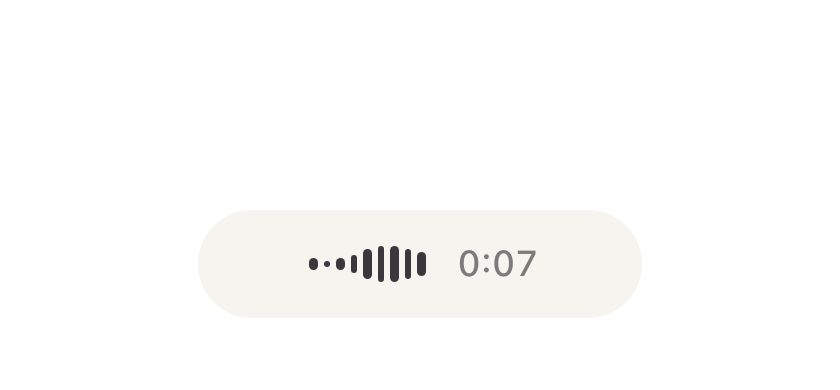 The Pressay capsule while recording: waveform and timer